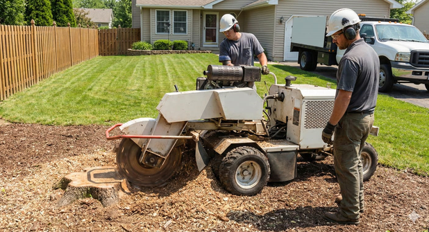 stump removal grinding